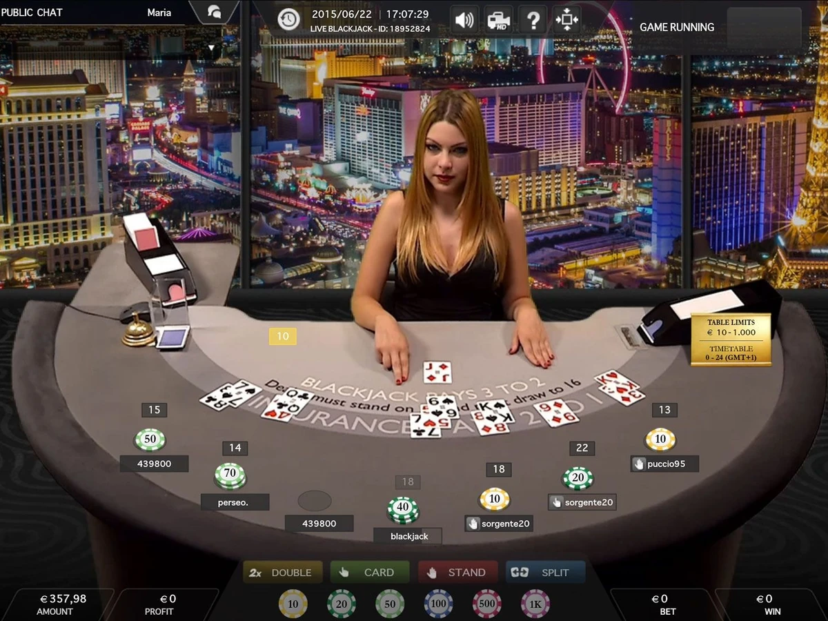 Suasana kategori kasino live IYA777